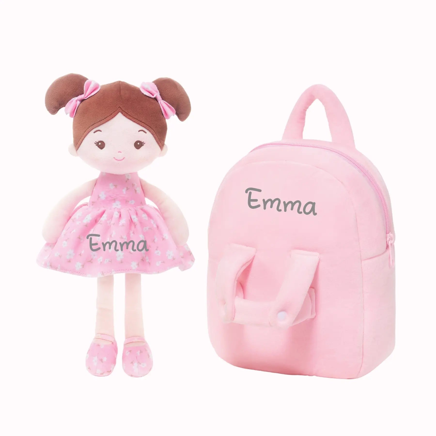 Personalized Doll Backpack - Stylish Plush Doll