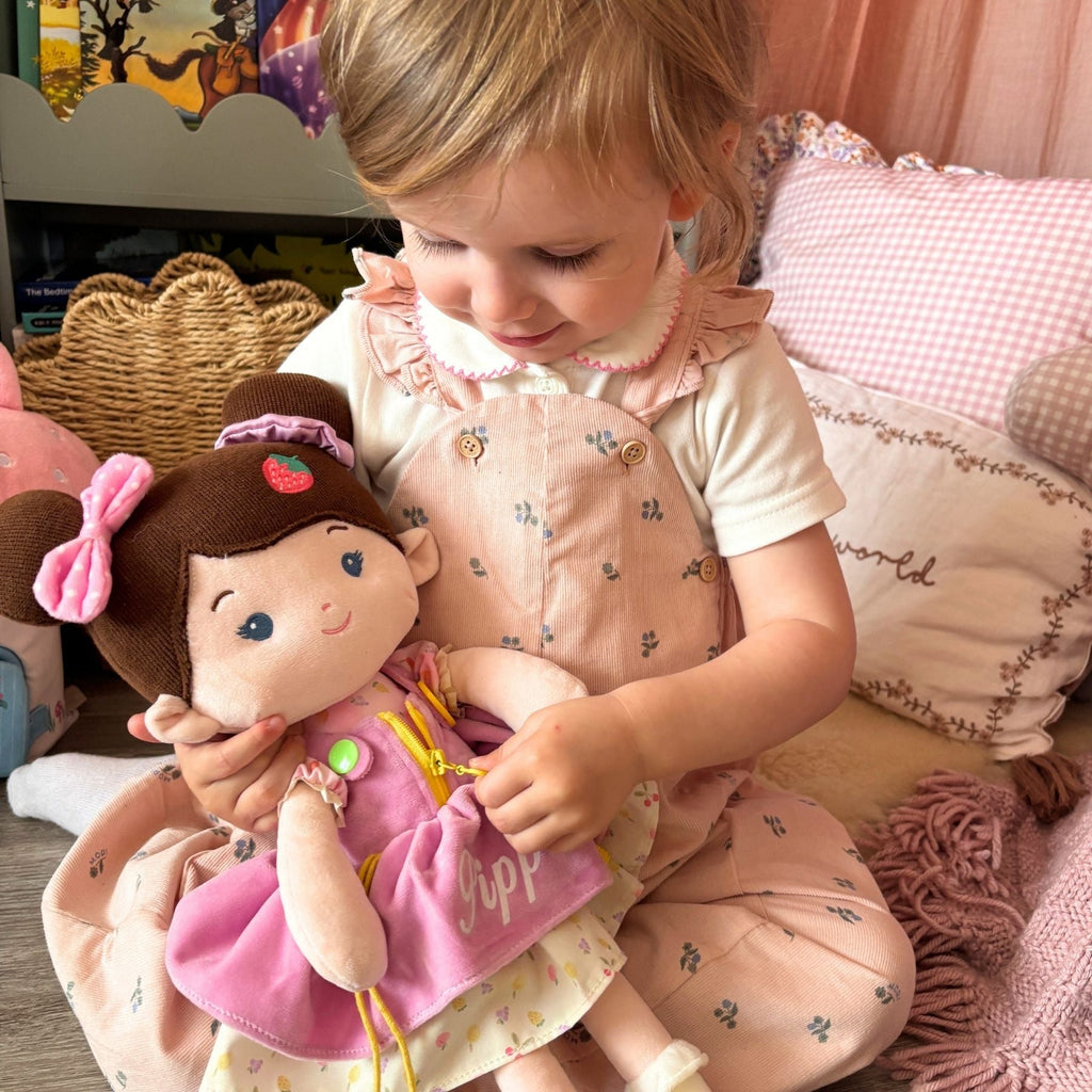 Personalized Jucy Girl Joosee - Montessori Doll - Small Size Doll For Playtime