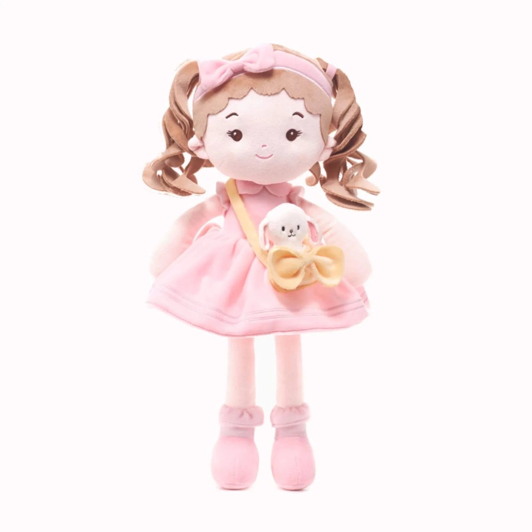Personalized Milly Girl & Her Pet - Everyday Doll For Display
