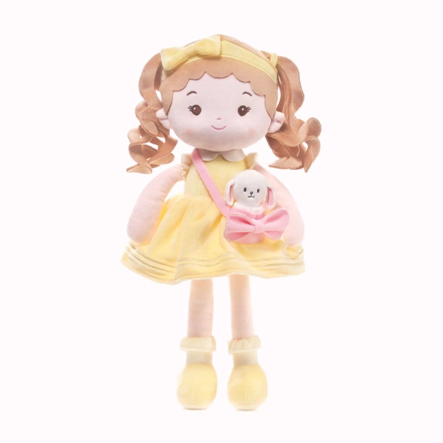 Personalized Sunny Girl & Her Pet - Display Ready Doll For Display