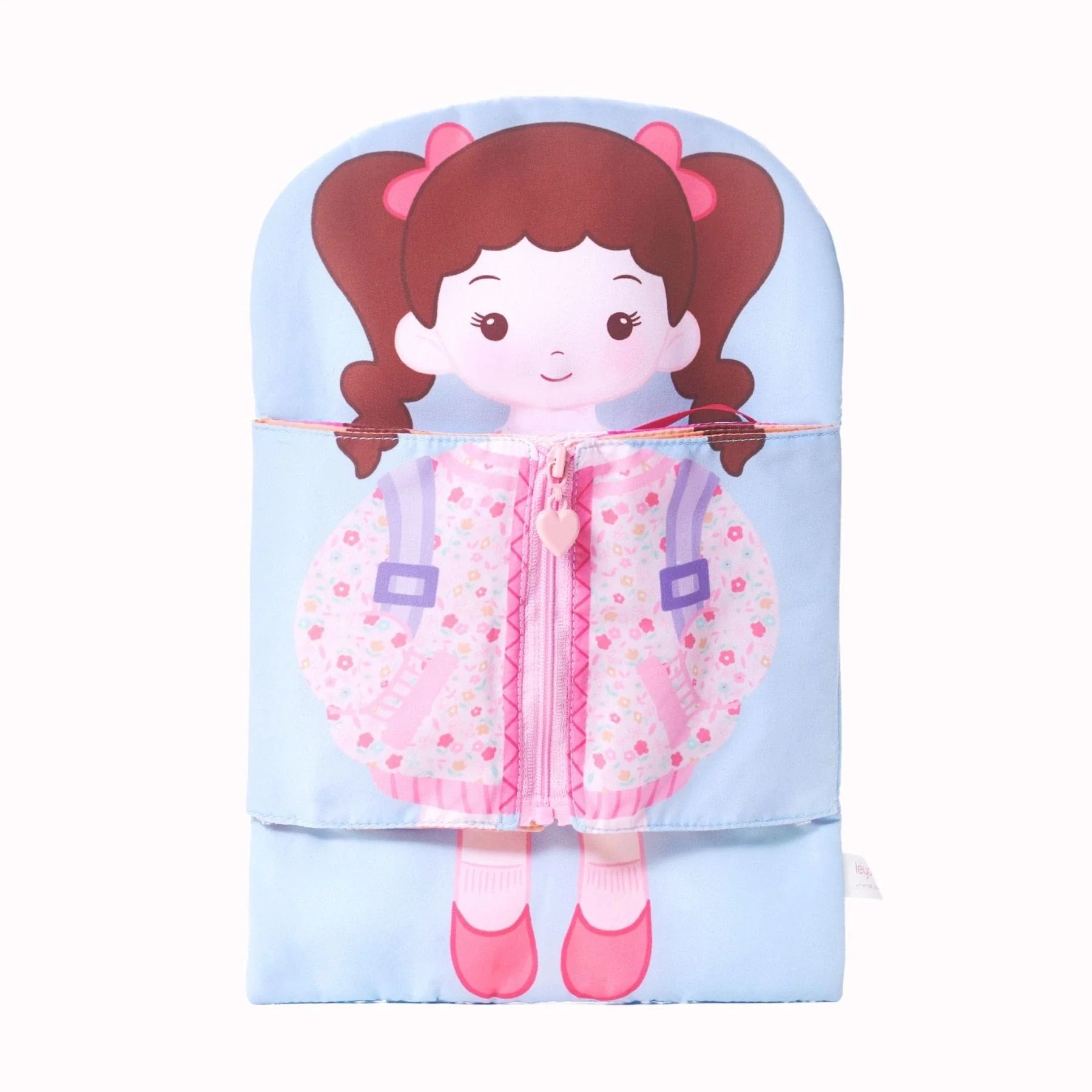 Molly Knows How To Wear - Personalized Montessori Soft Book - Large Size Doll Outfit Set