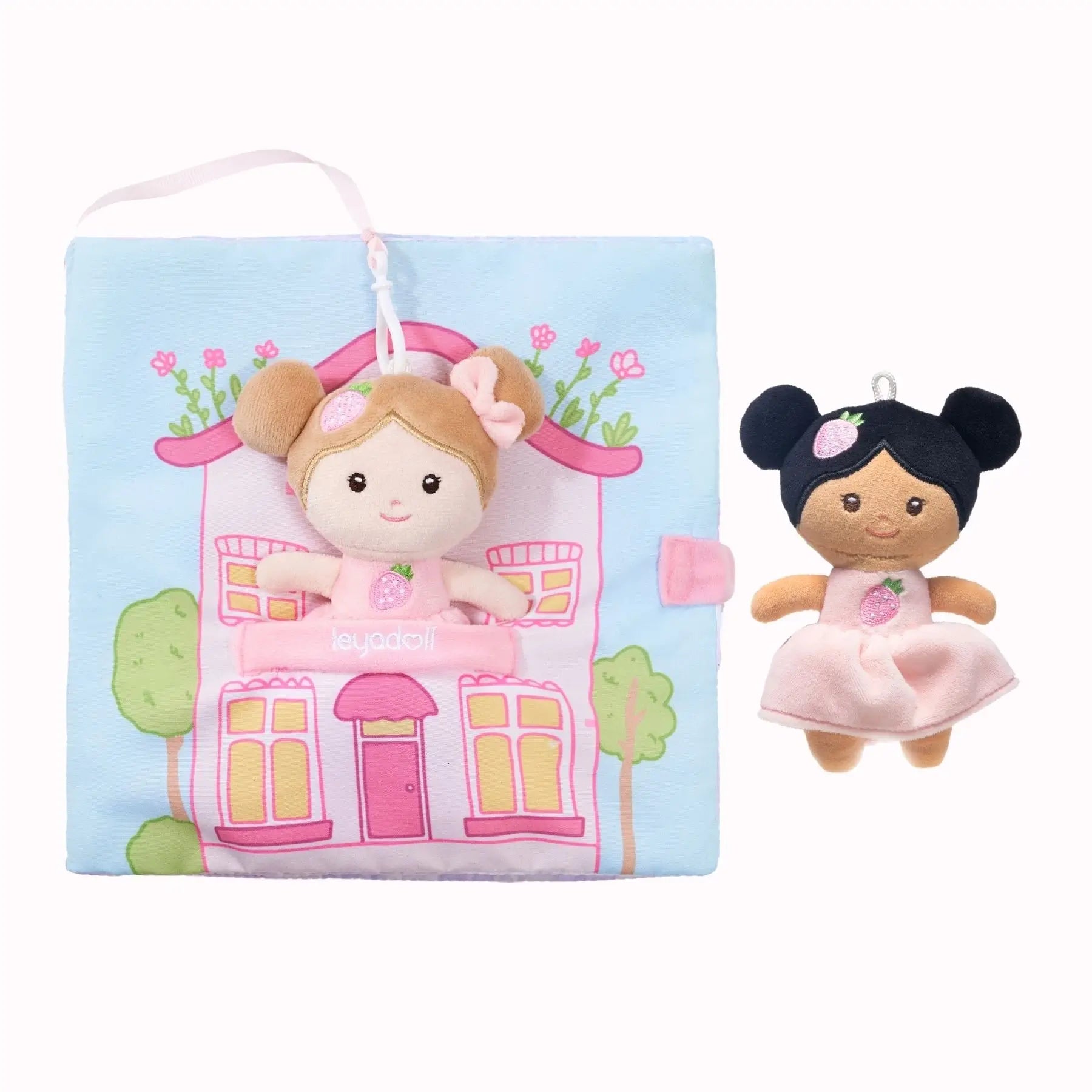 A Berry Special Day -  Personalized Montessori Soft Book - Adorable Doll With Accessories