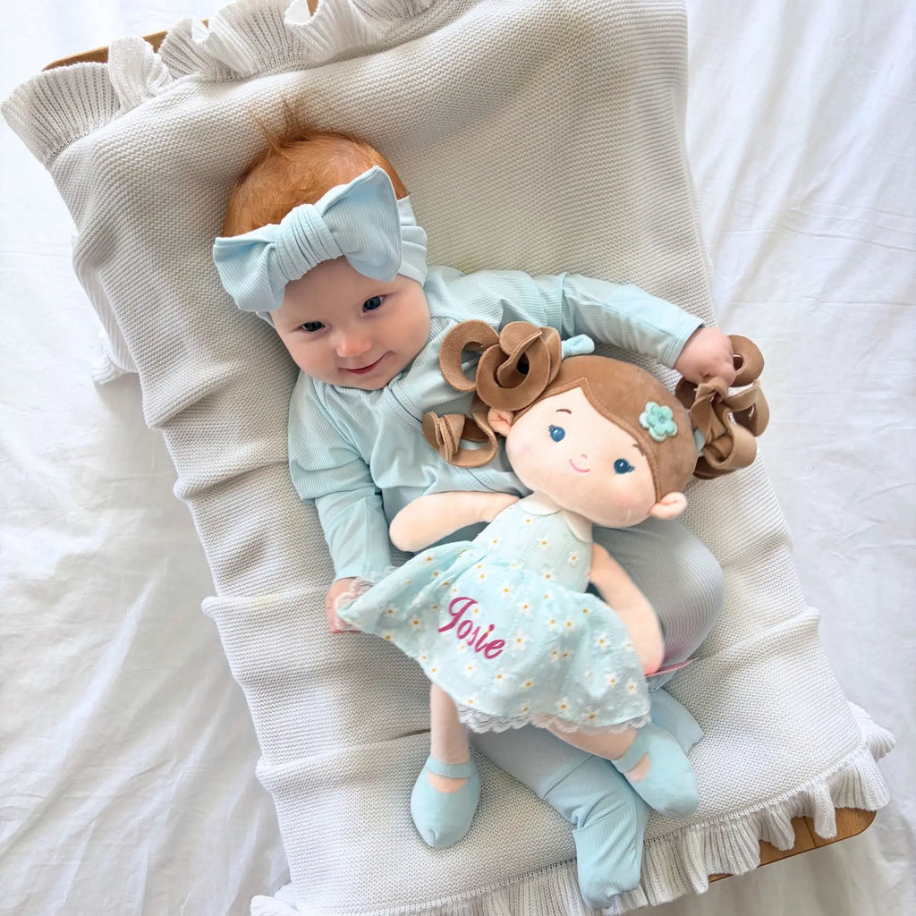 Personalized Melia Girl - Blue - Charming Doll For Gifting