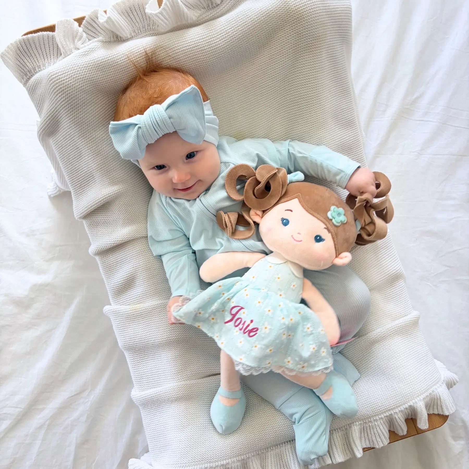 Personalized Melia Girl - Blue - Charming Doll For Gifting