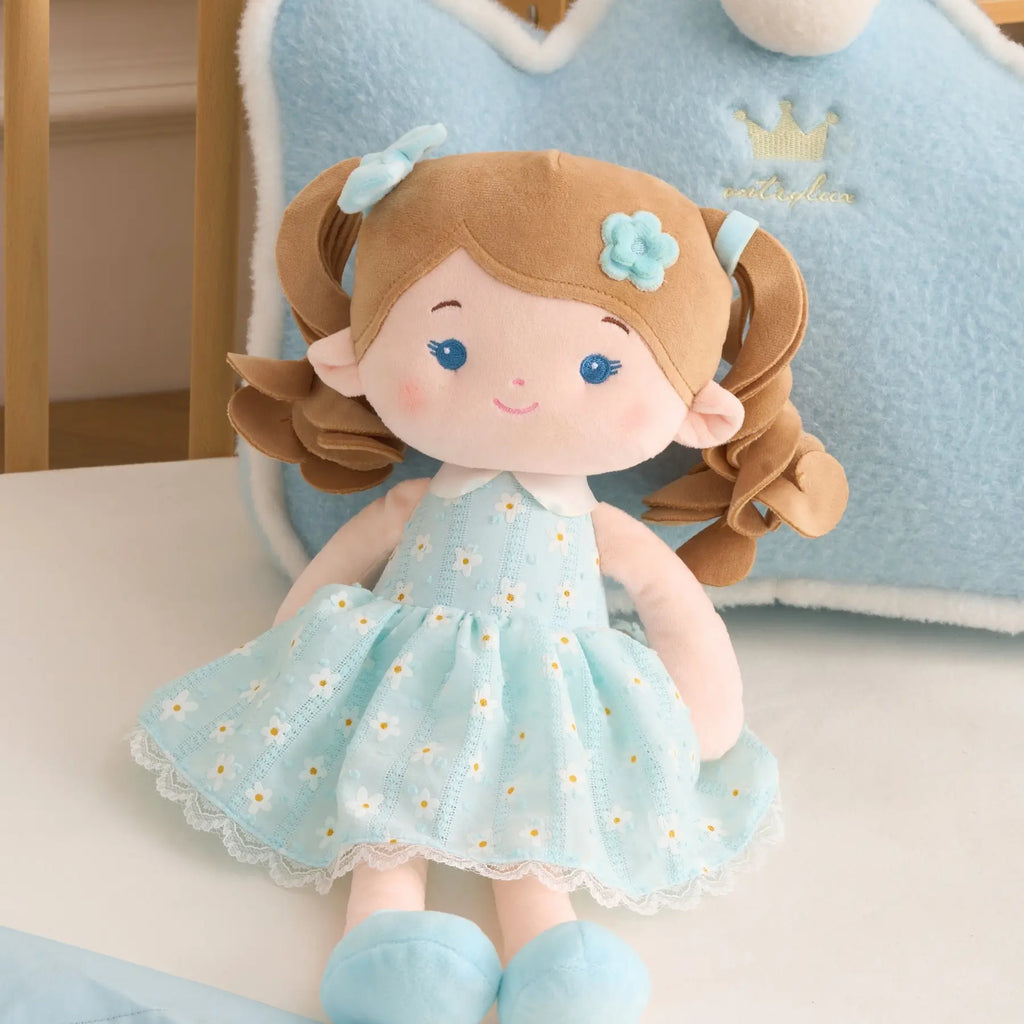 Personalized Melia Girl - Blue - Charming Doll For Gifting