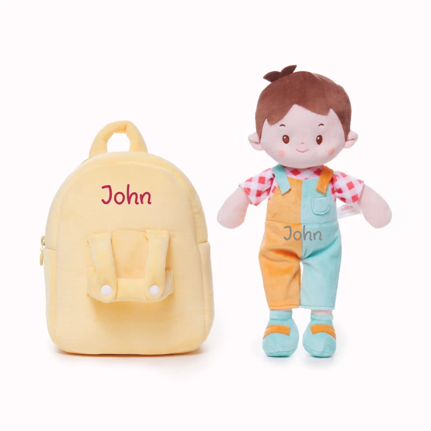 Personalized Doll Backpack - Stylish Plush Doll