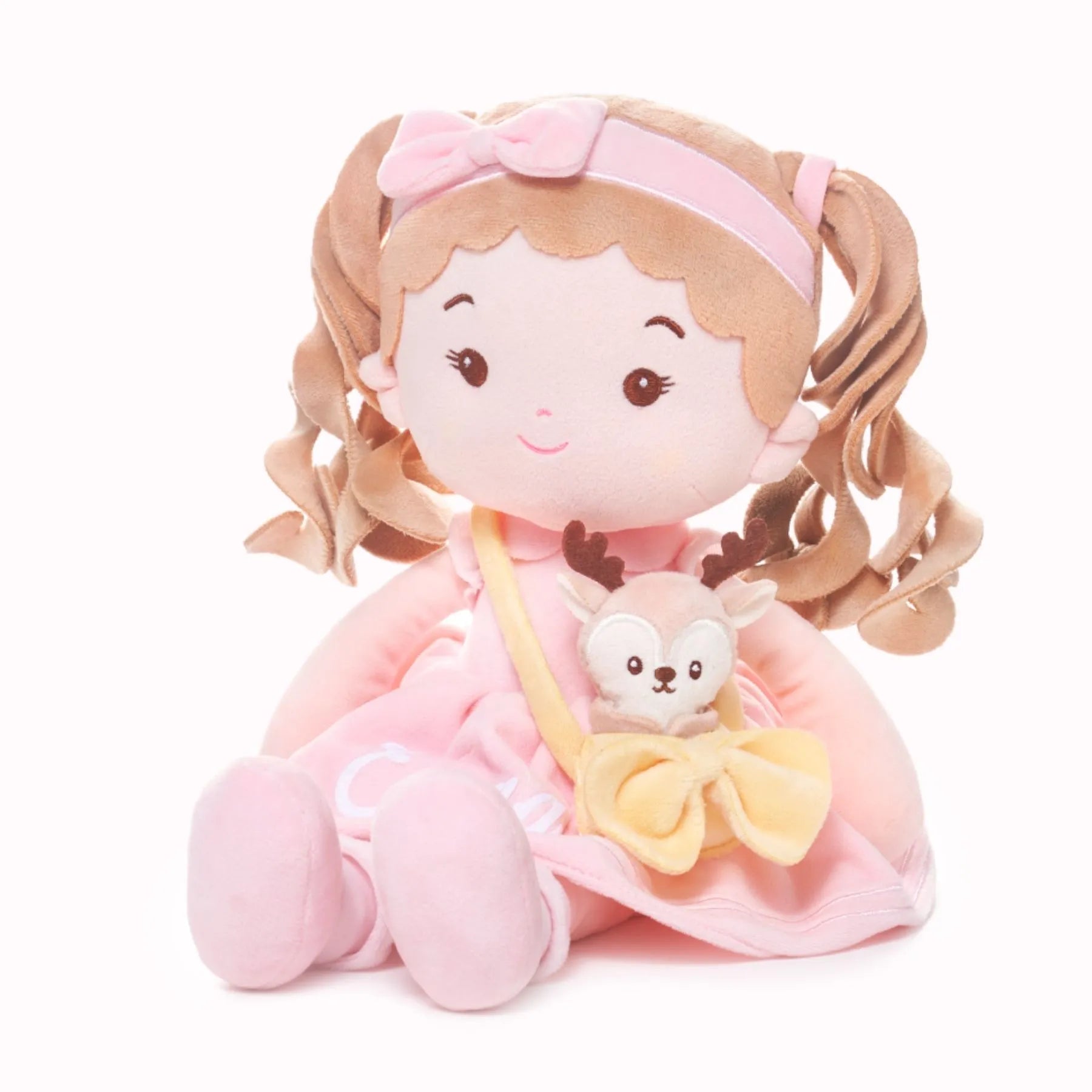 Personalized Milly Girl & Her Pet - Everyday Doll For Display