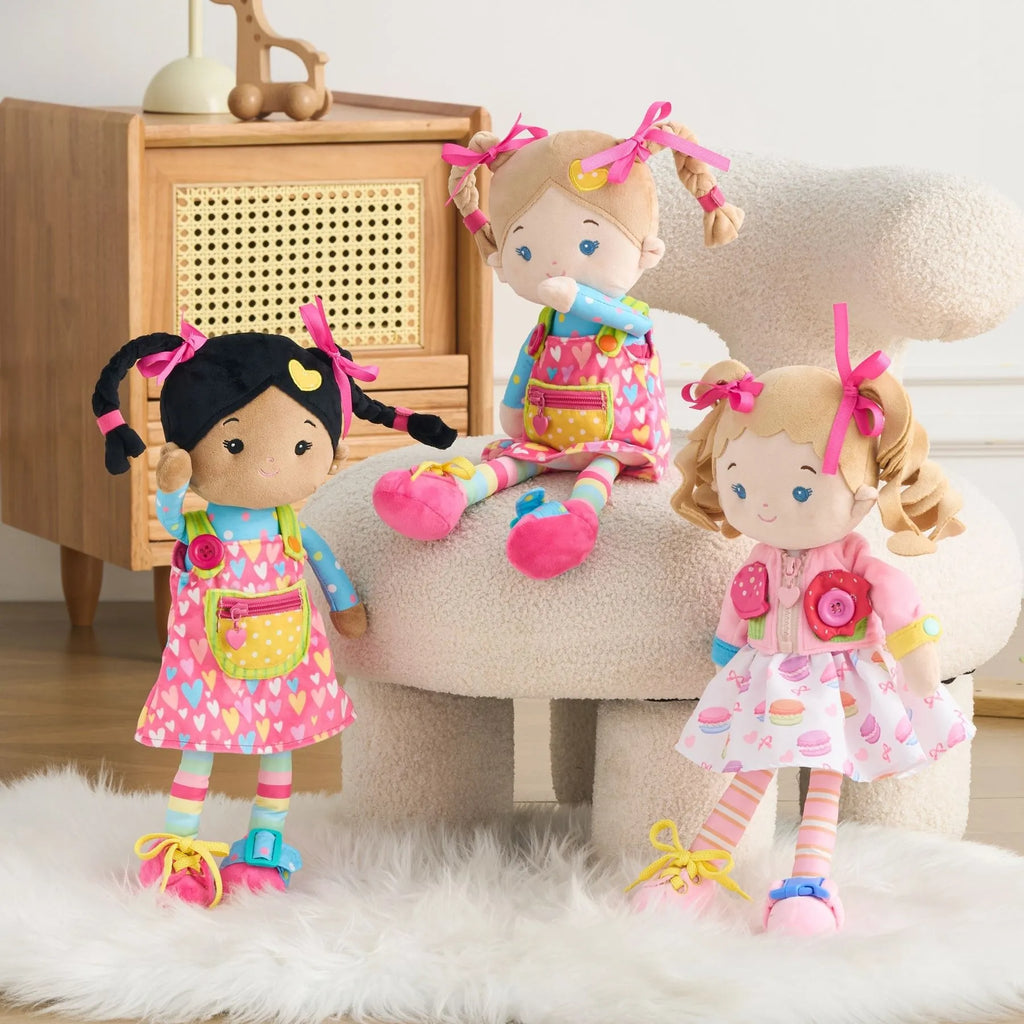 Personalized Cupcake Girl - Montessori Doll - Display Ready Dress Up Doll