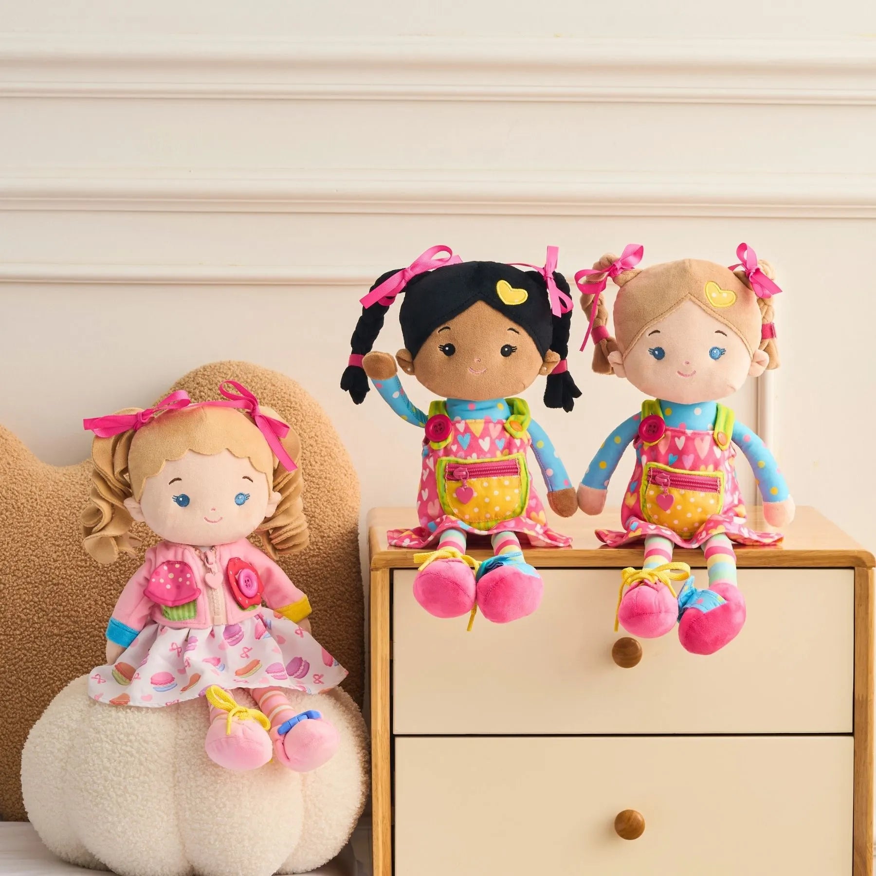 Personalized Sunnyheart Tilly Girl - Montessori Doll - Large Size Doll With Outfit