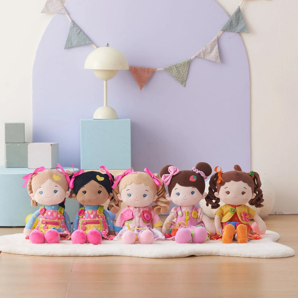Personalized Flora Girl - Montessori Doll - Boutique Style Doll Collection
