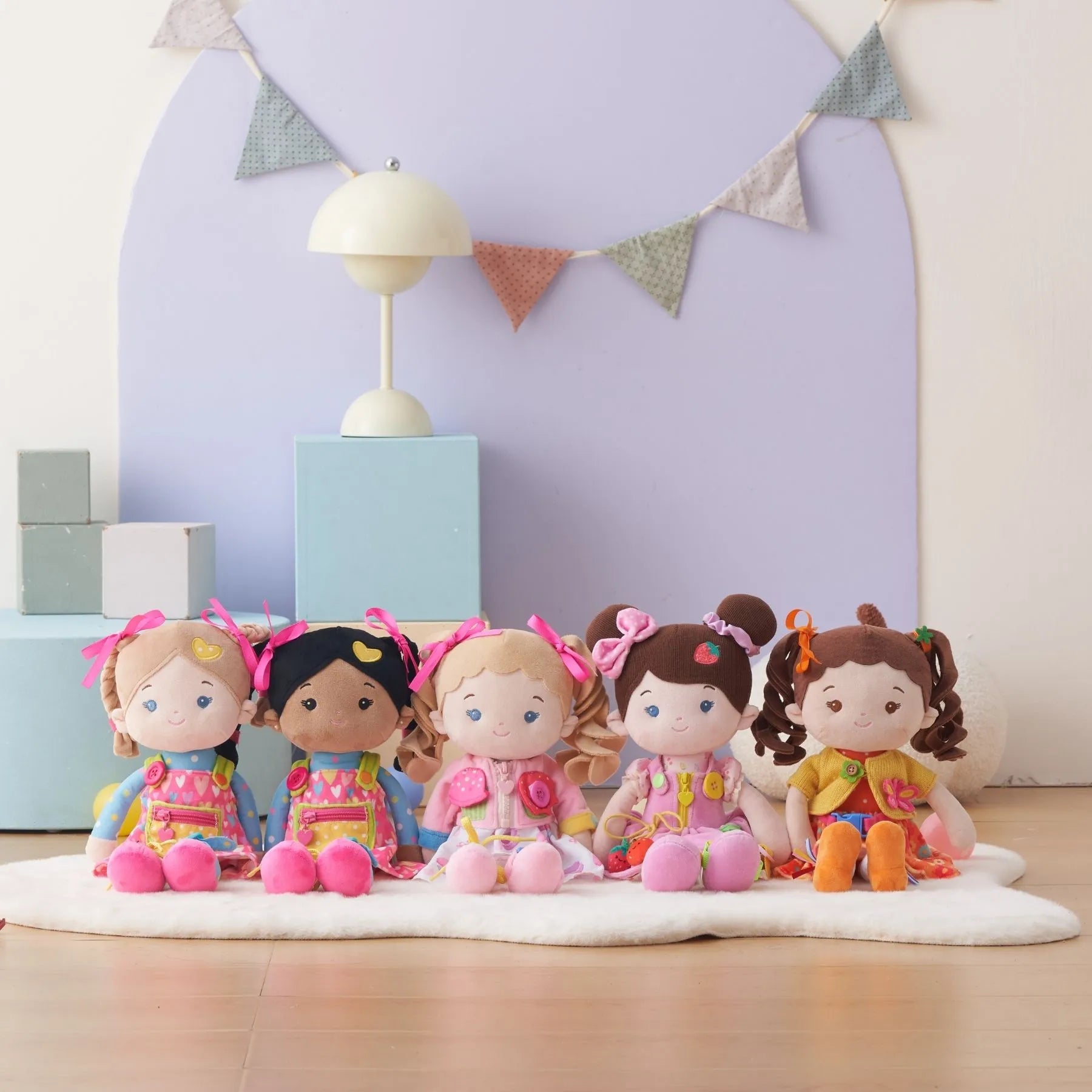 Personalized Flora Girl - Montessori Doll - Boutique Style Doll Collection