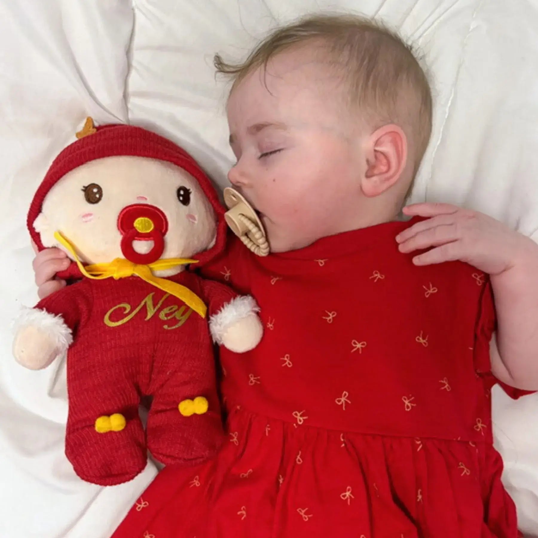 Personalized Christmas Baby Girl - Large Size Doll For Playtime