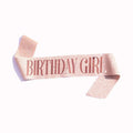 Birthday Girl Sash - Realistic Look Doll Starter Set