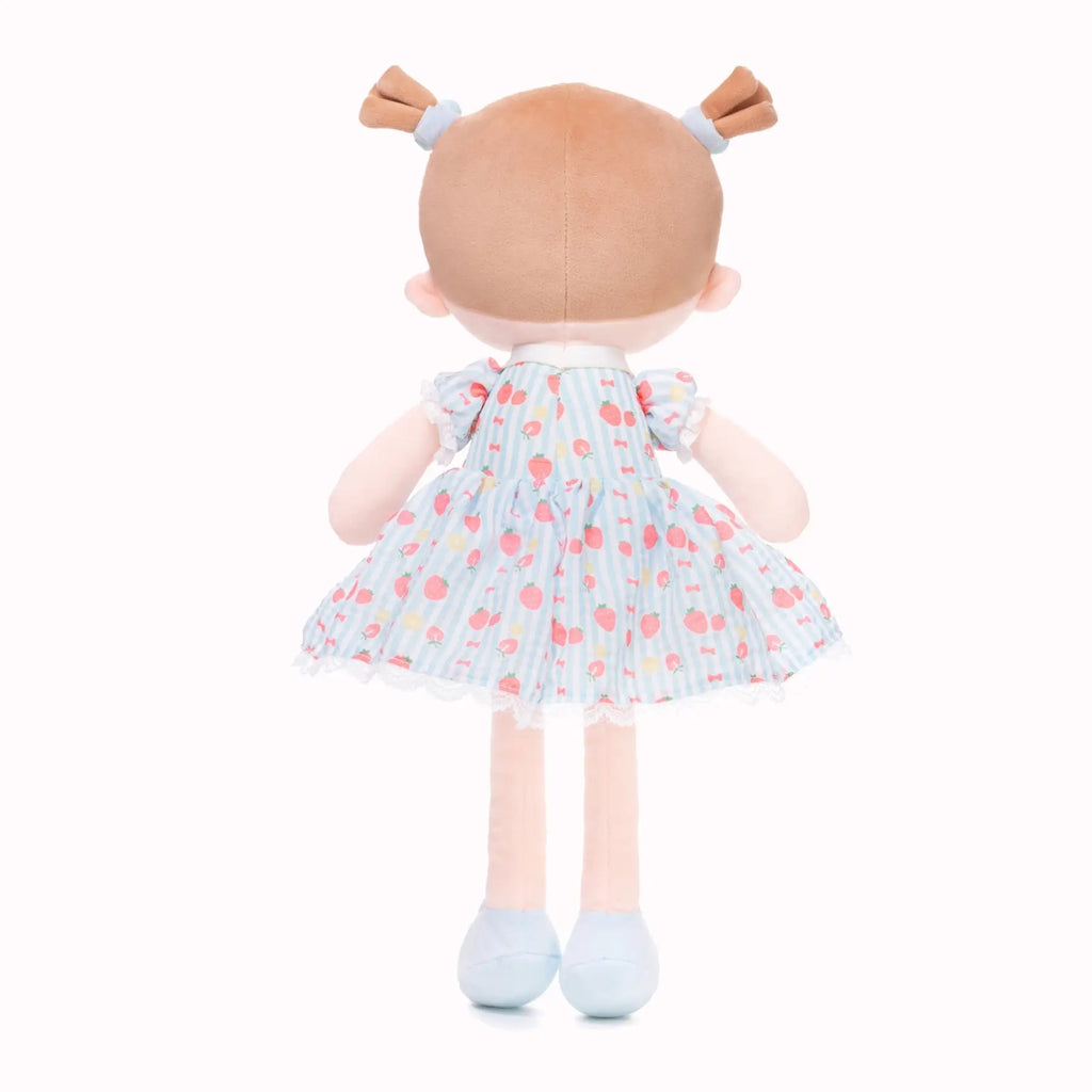 Personalized Strawberry Girl - Blue - Charming Doll Starter Set