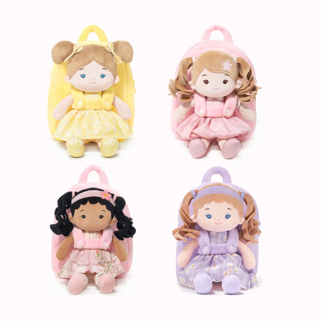 Personalized Doll Backpack - Stylish Plush Doll