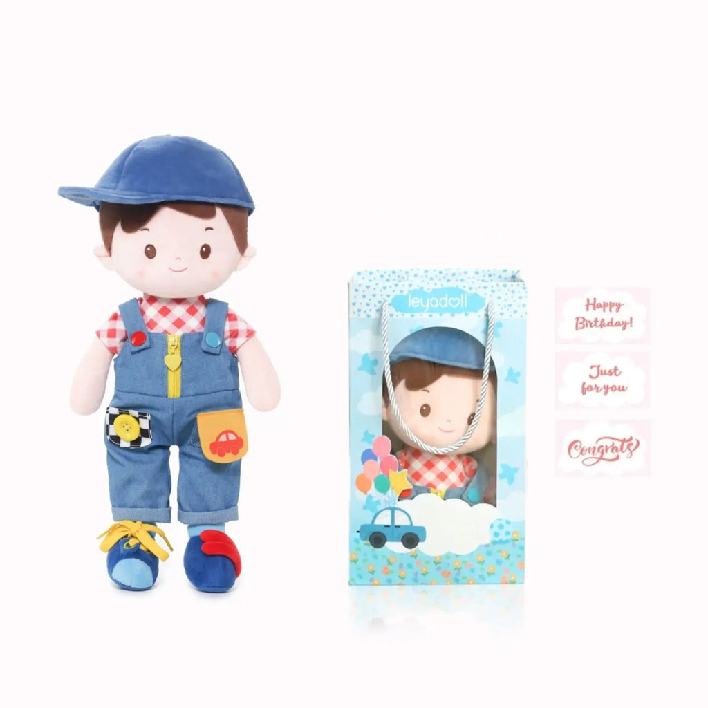 Personalized Crayon Charles - Montessori Doll - Sweet Doll Accessory Set