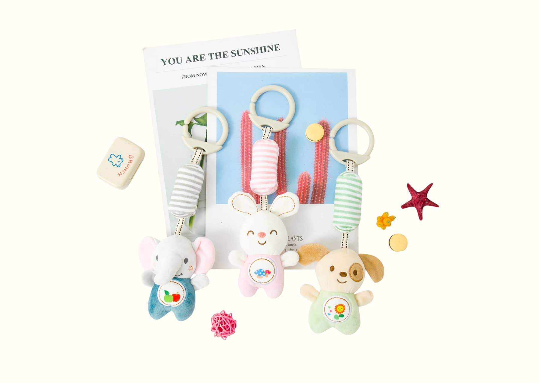Leyadoll Baby Hanging Rattle Toy - Cute Doll For Gifting
