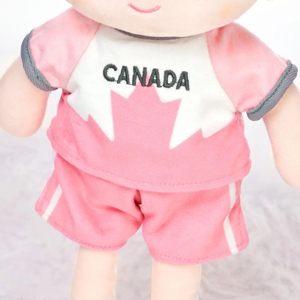 Personalized Soccer Boy - CAN (2 Skin Tones) - Stylish Doll Accessory Set