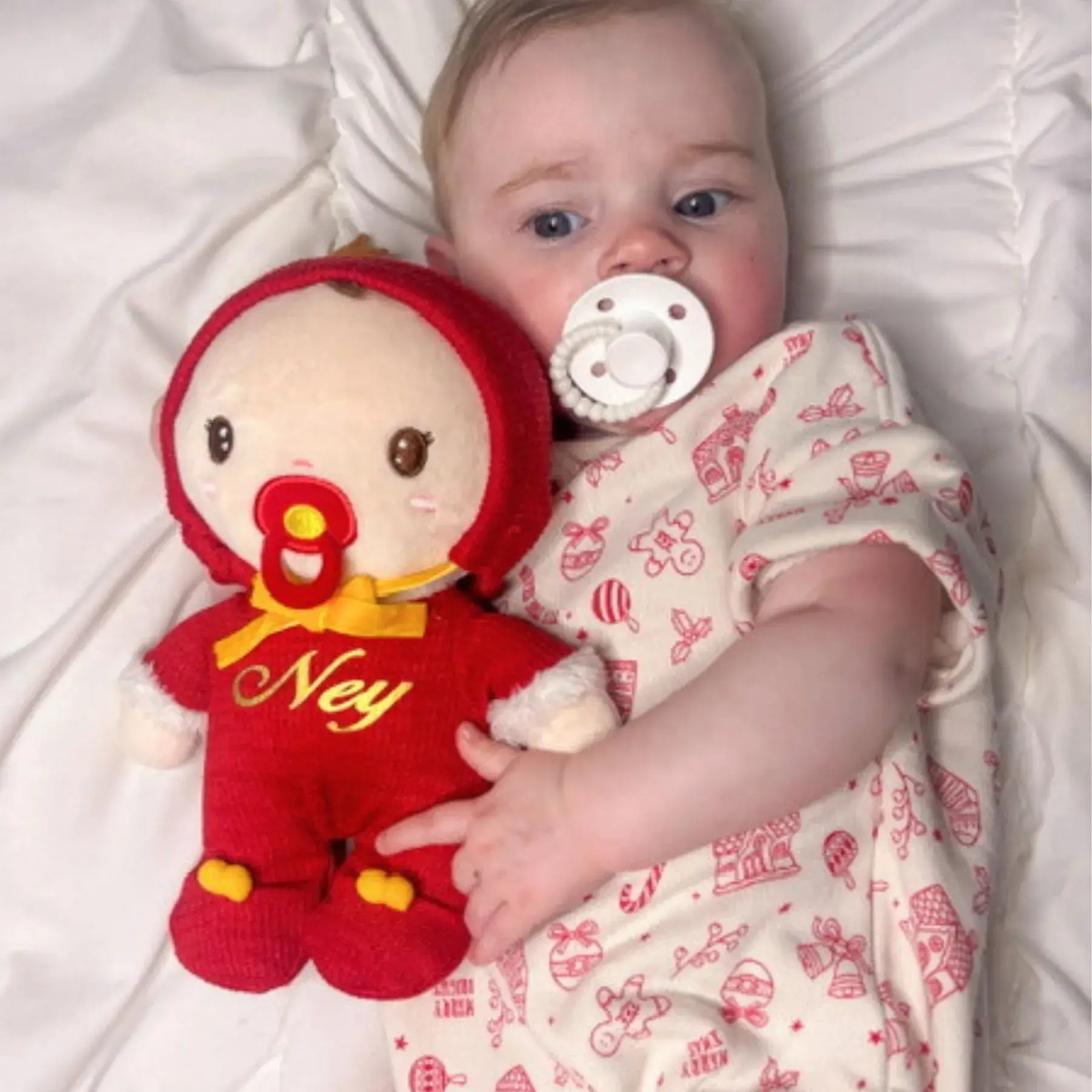 Personalized Christmas Baby Girl - Large Size Doll For Playtime
