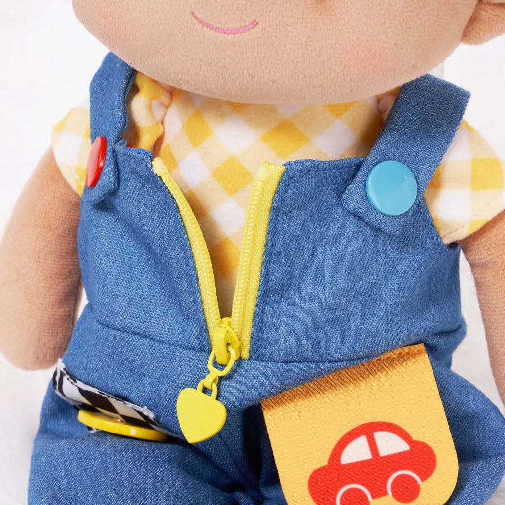 Personalized Crayon Miles - Montessori Doll - Gentle Doll Clothes Set