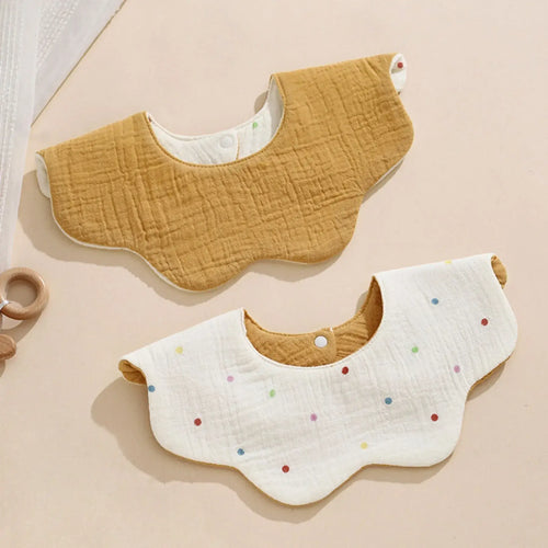 Baby Two-Sided Bib - Modern Doll For Playtime