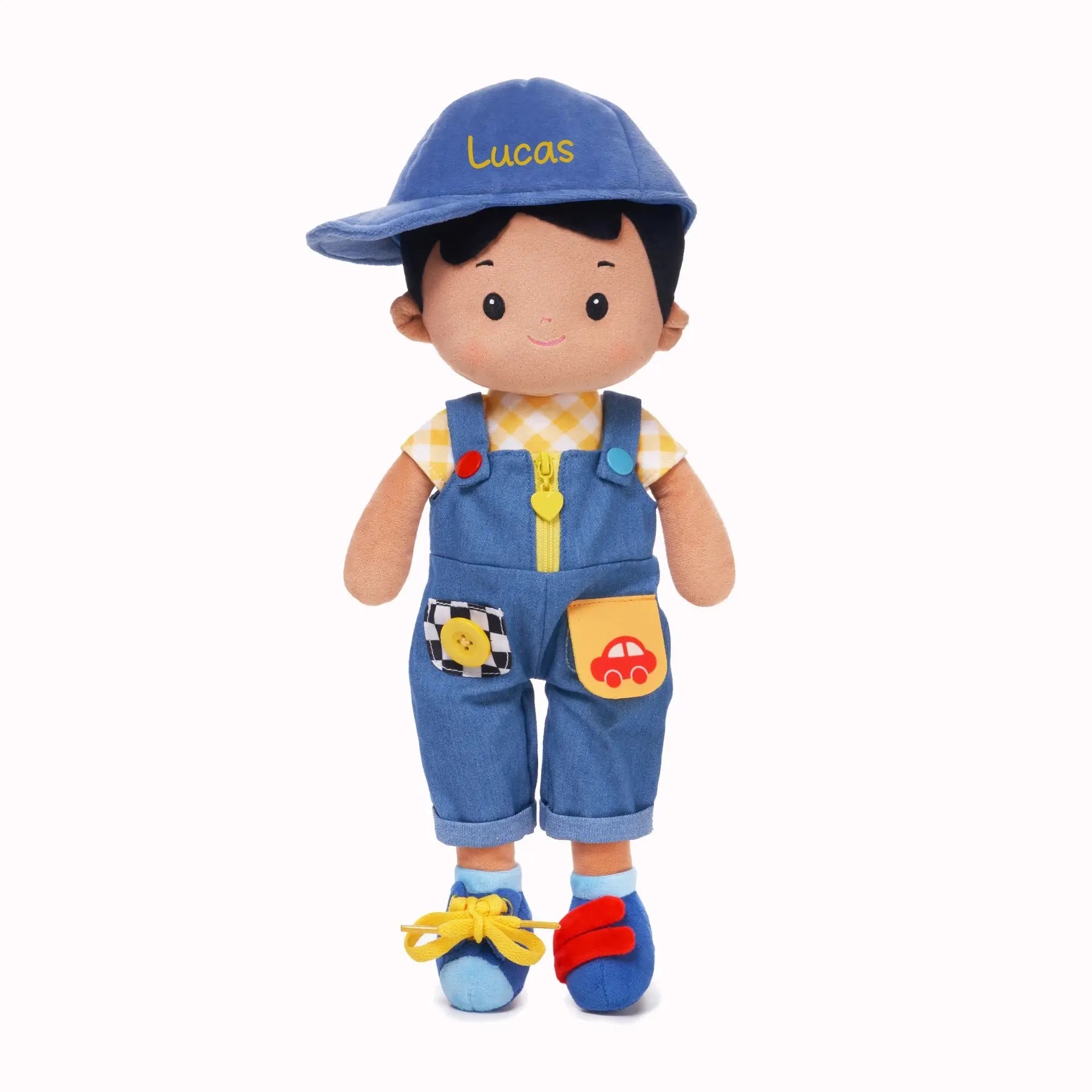 Personalized Crayon Miles - Montessori Doll - Gentle Doll Clothes Set