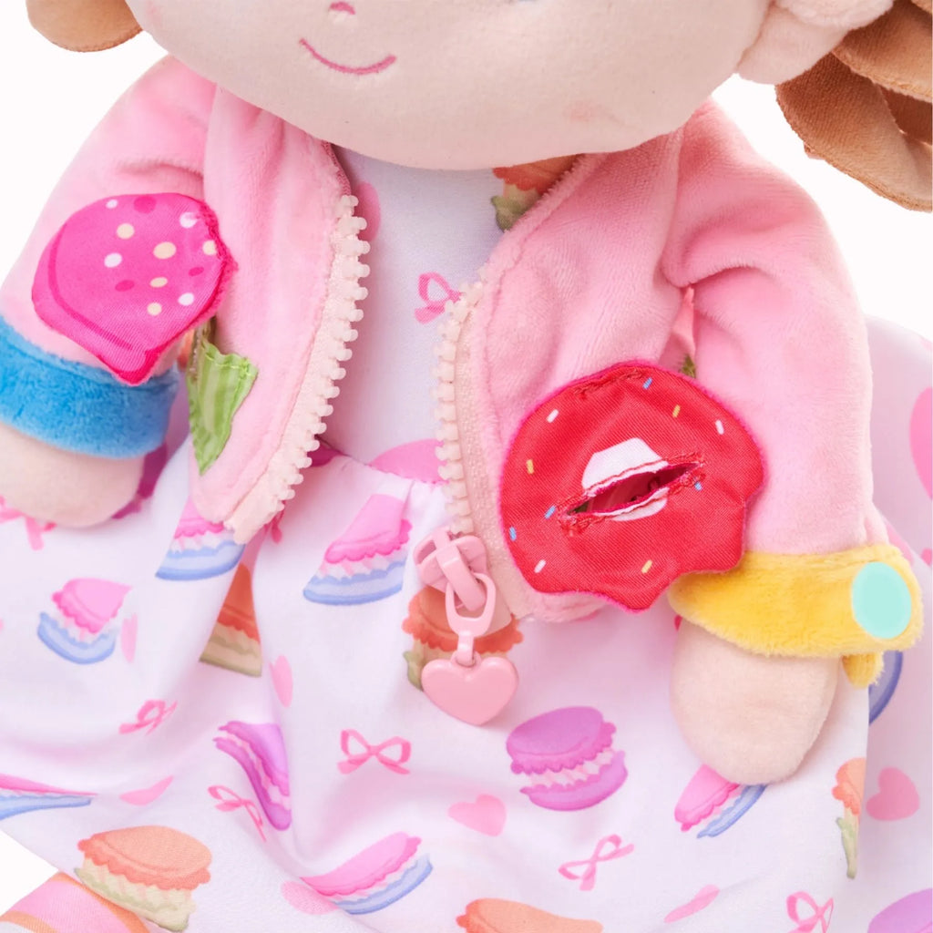 Personalized Cupcake Girl - Montessori Doll - Display Ready Dress Up Doll