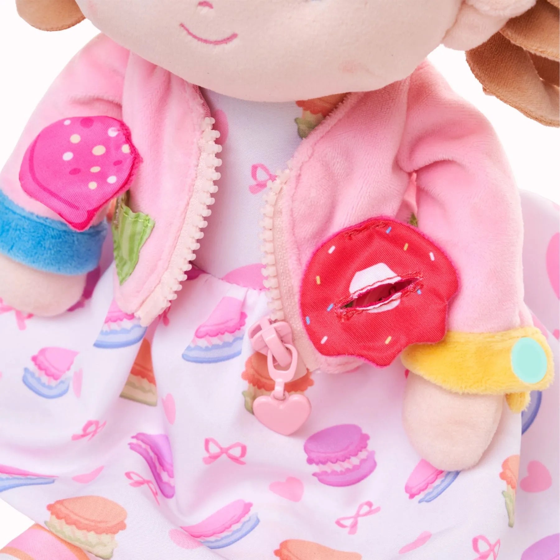 Personalized Cupcake Girl - Montessori Doll - Display Ready Dress Up Doll