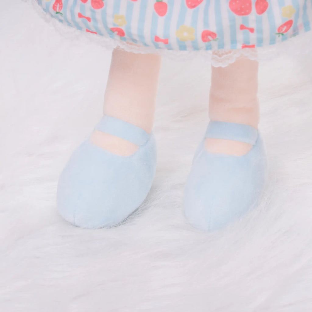 Personalized Strawberry Girl - Blue - Charming Doll Starter Set