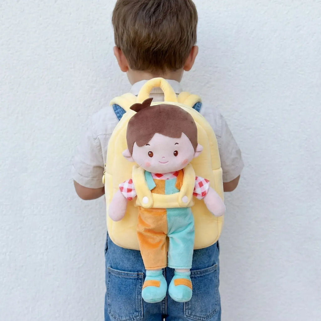 Personalized Doll Backpack - Stylish Plush Doll