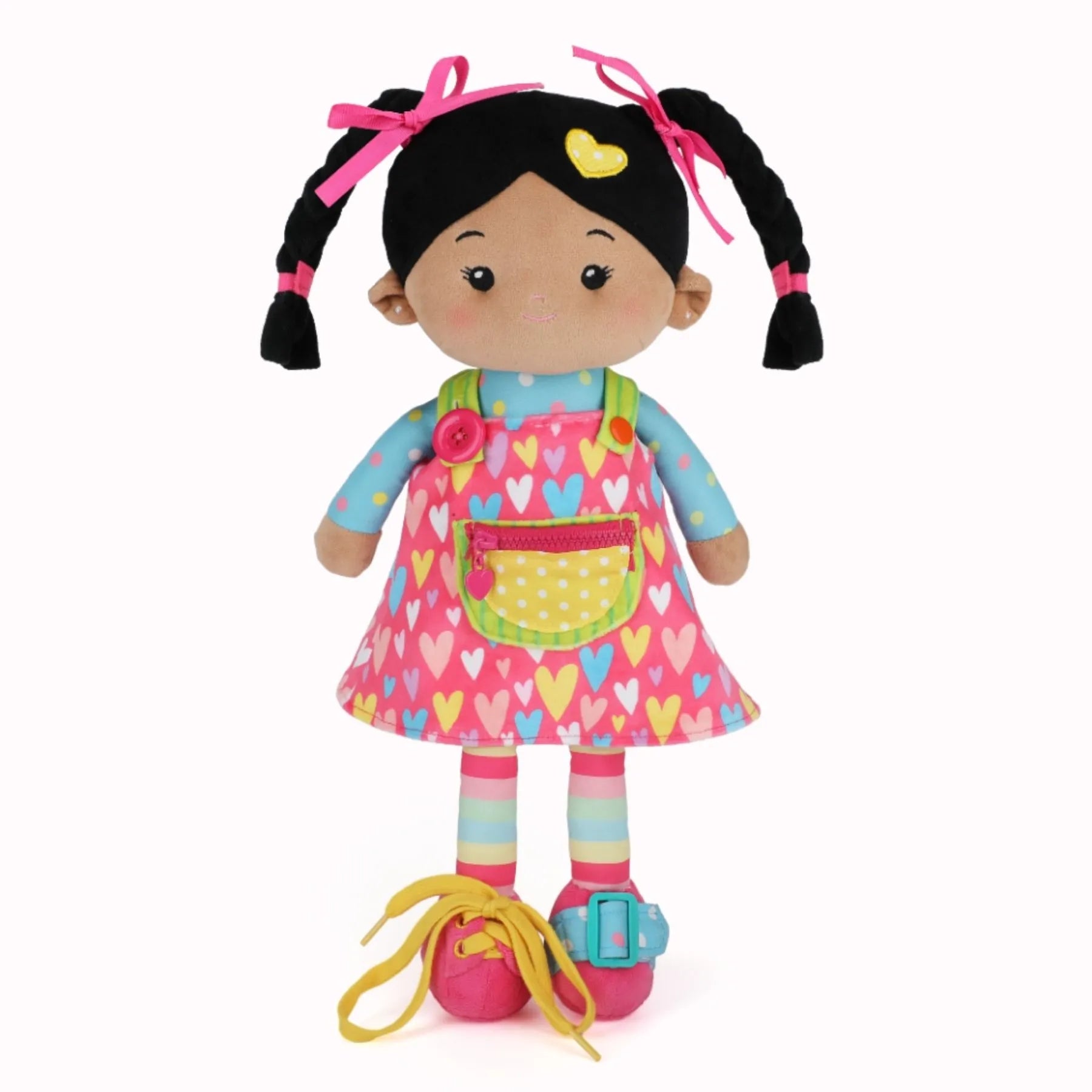 Personalized Sunnyheart Bonnie Girl - Montessori Doll - Gentle Doll Starter Set