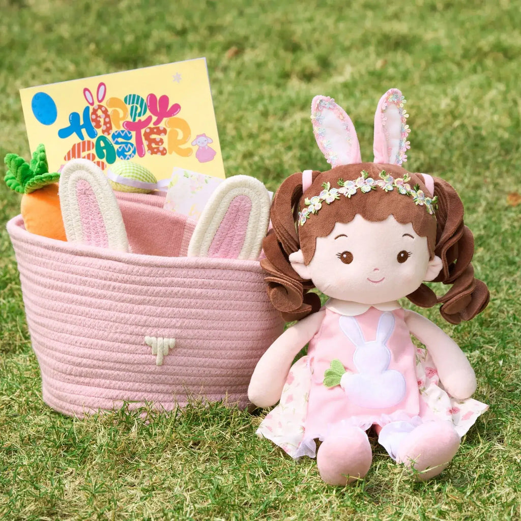 Personalized Bunny Girl - Cozy Dress Up Doll