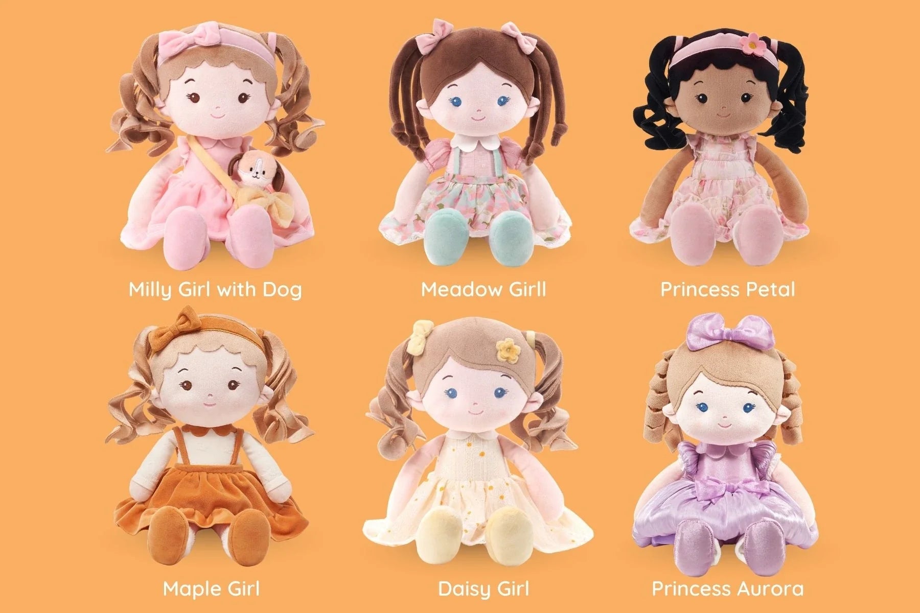 Personalized Halloween Basket - Limited Edition - Cute Doll With Accessories