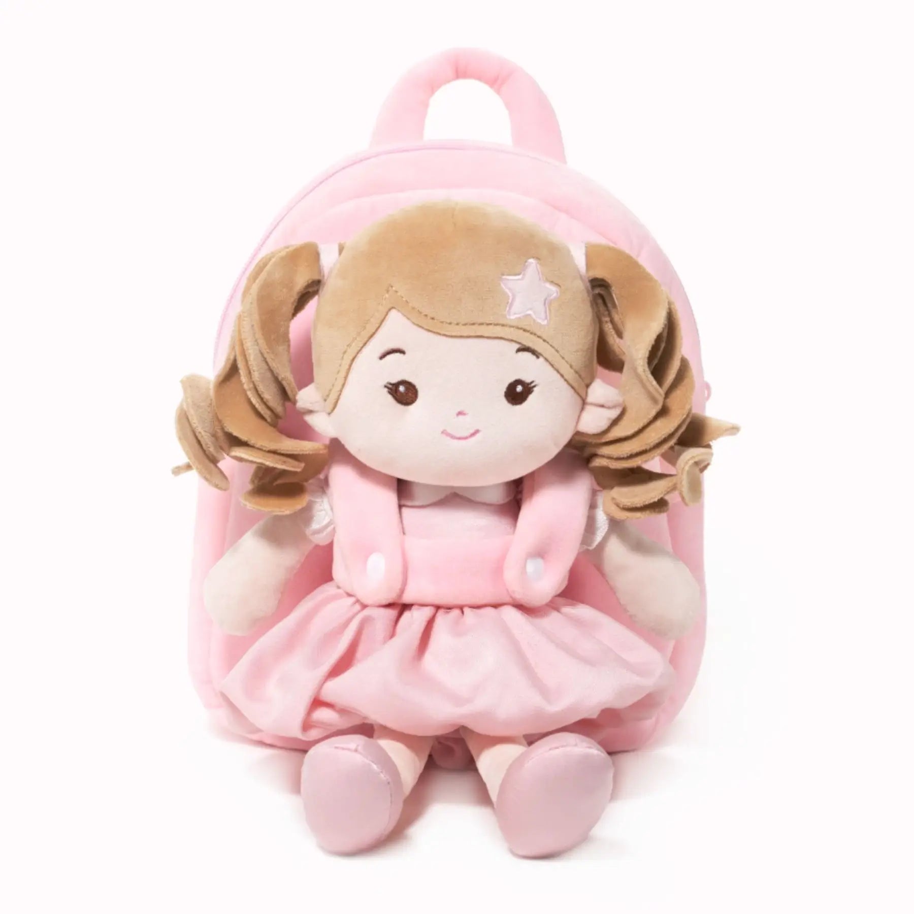 Personalized Doll Backpack - Stylish Plush Doll