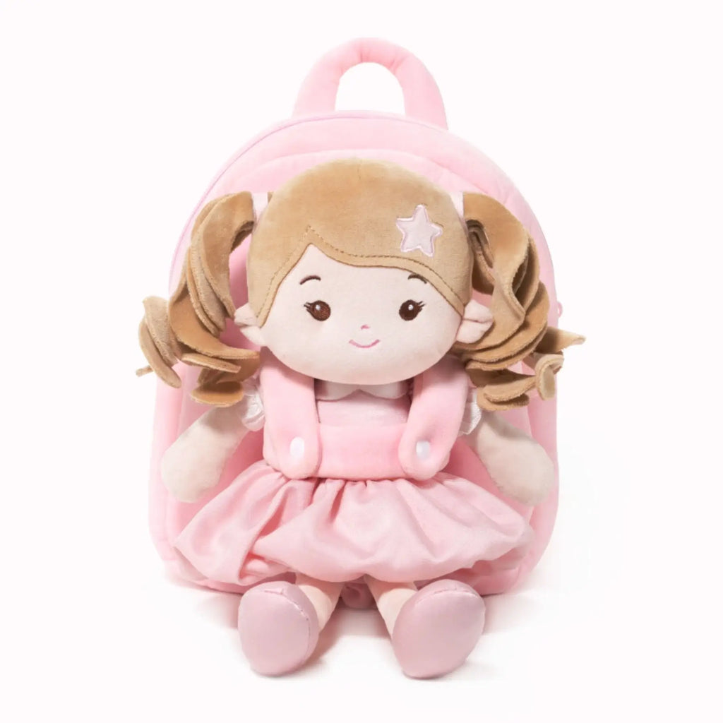 Personalized Princess Starlet Doll Backpack - Pink - Gift Ready Doll With Accessories