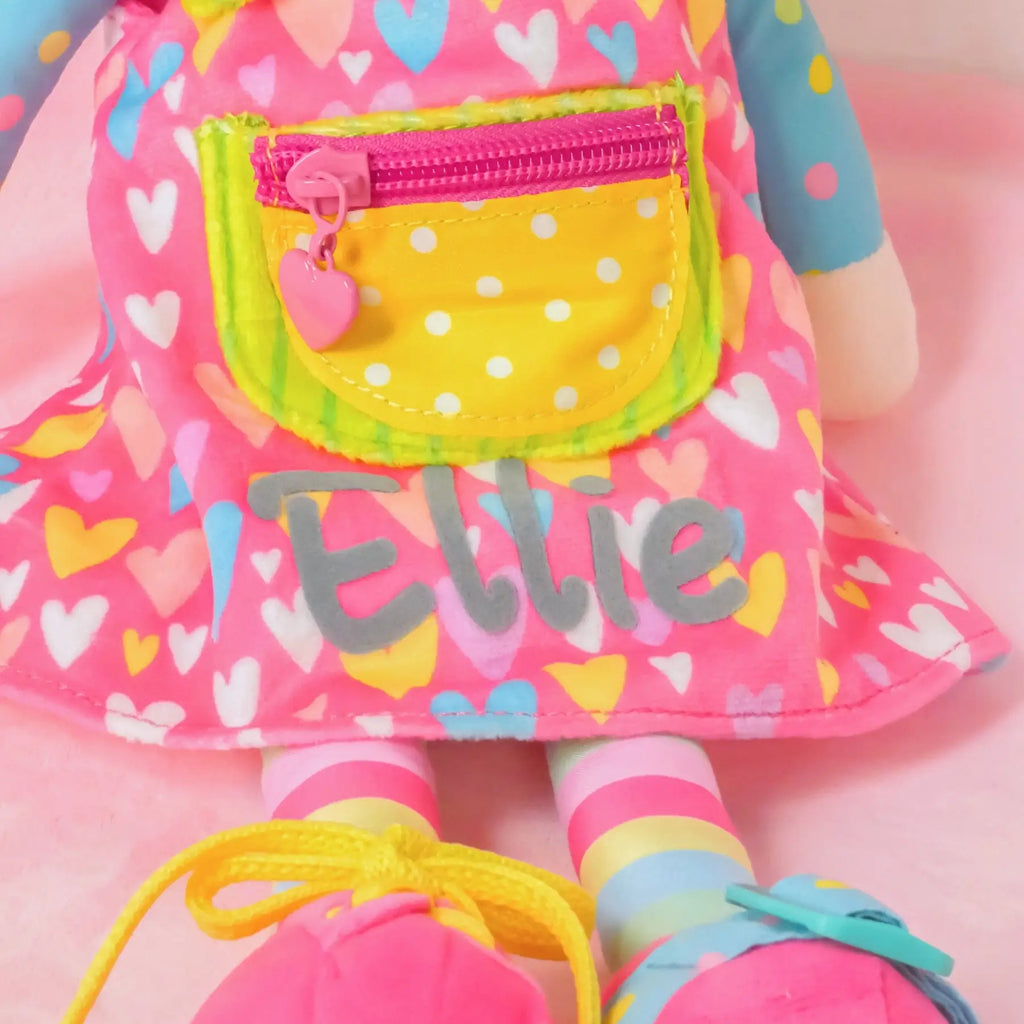 Personalized Sunnyheart Tilly Girl - Montessori Doll - Large Size Doll With Outfit