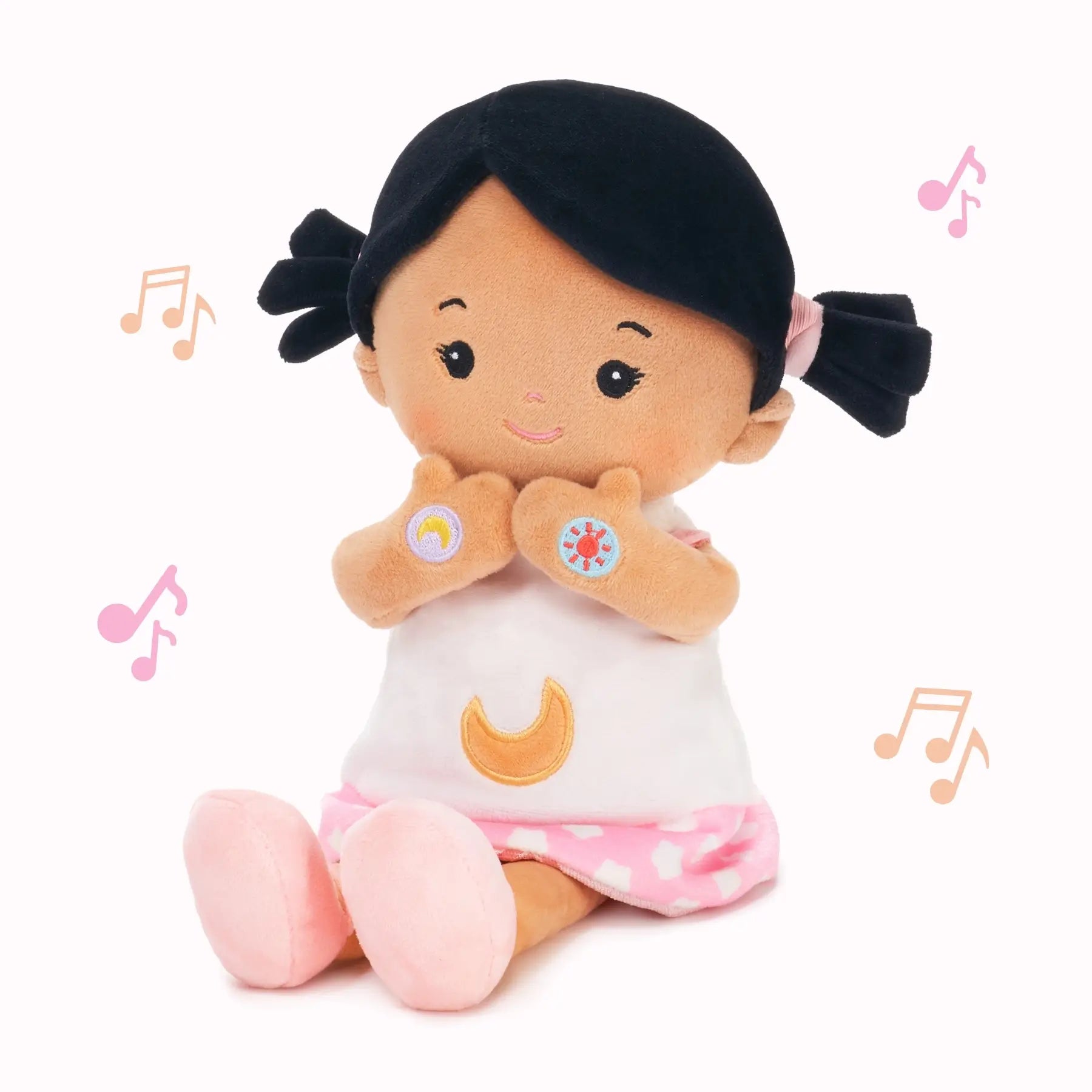 Personalized Day & Night Mia - Talking Doll - Gift Ready Plush Doll