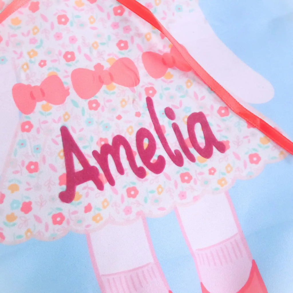 Molly Knows How To Wear - Personalized Montessori Soft Book - Large Size Doll Outfit Set