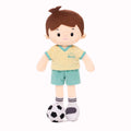 Personalized Soccer Boy - BRA (2 Skin Tones) - Stylish Doll For Gifting