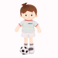 Personalized Soccer Boy - MEX (2 Skin Tones) - Stylish Doll Style Set
