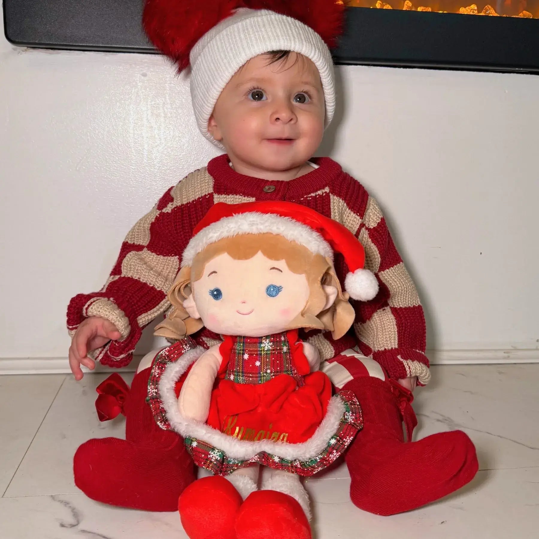 Personalized Natalie the Elf - Christmas Special - Adorable Mini Doll