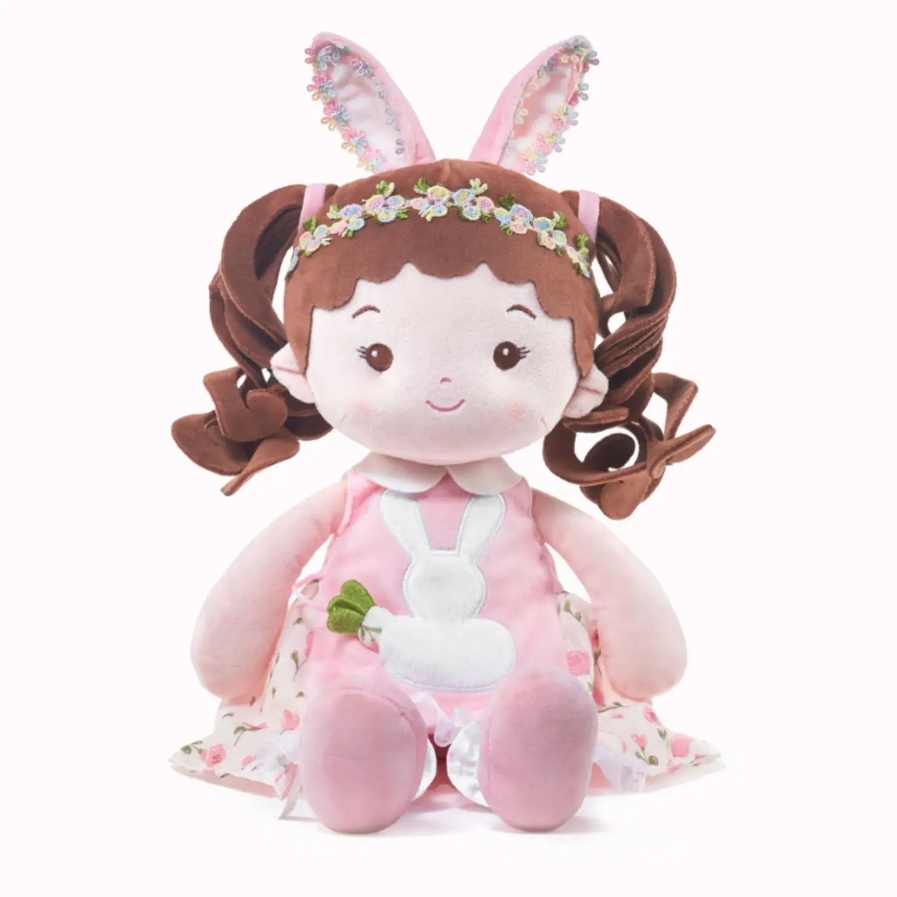 Personalized Bunny Girl - Cozy Dress Up Doll