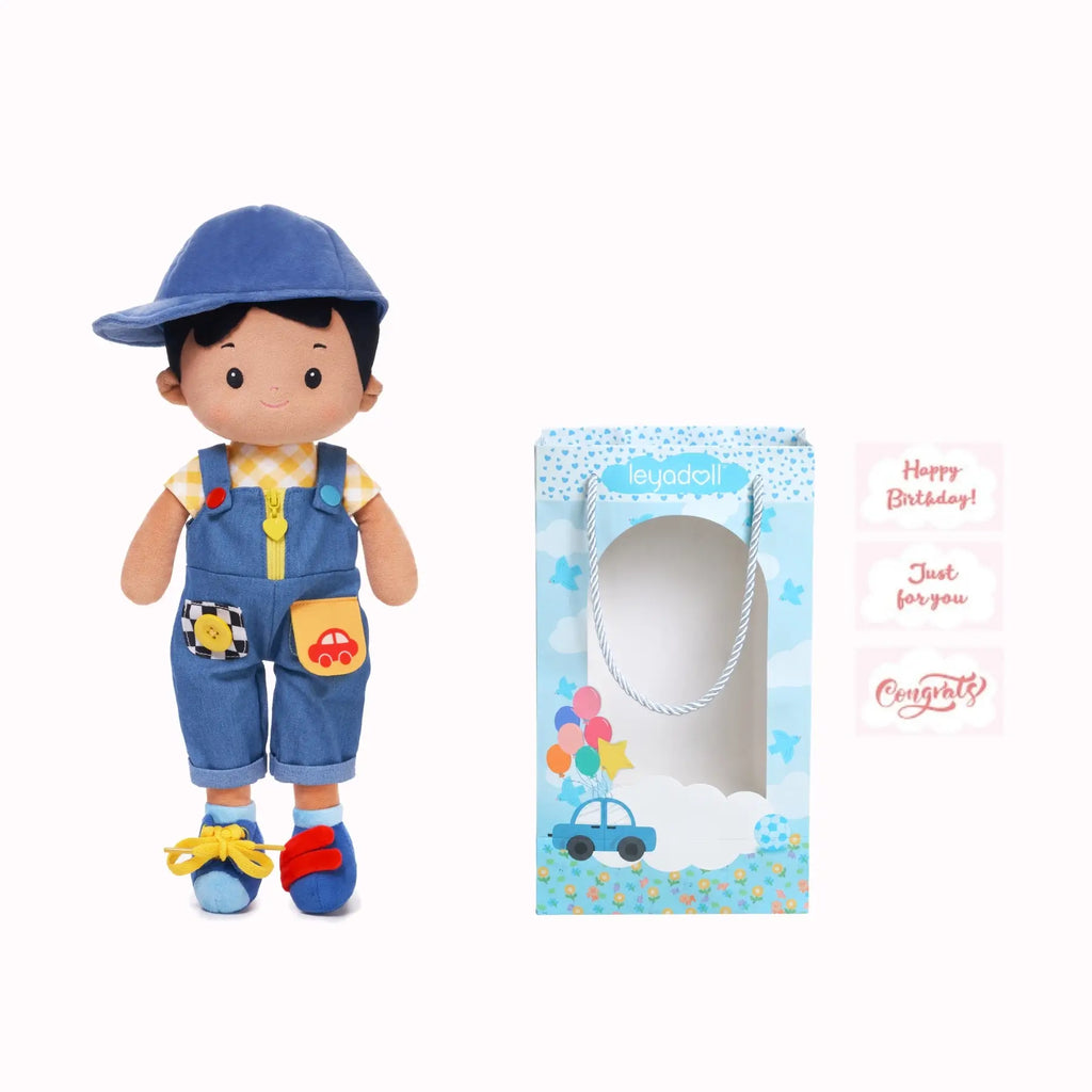Personalized Crayon Miles - Montessori Doll - Gentle Doll Clothes Set