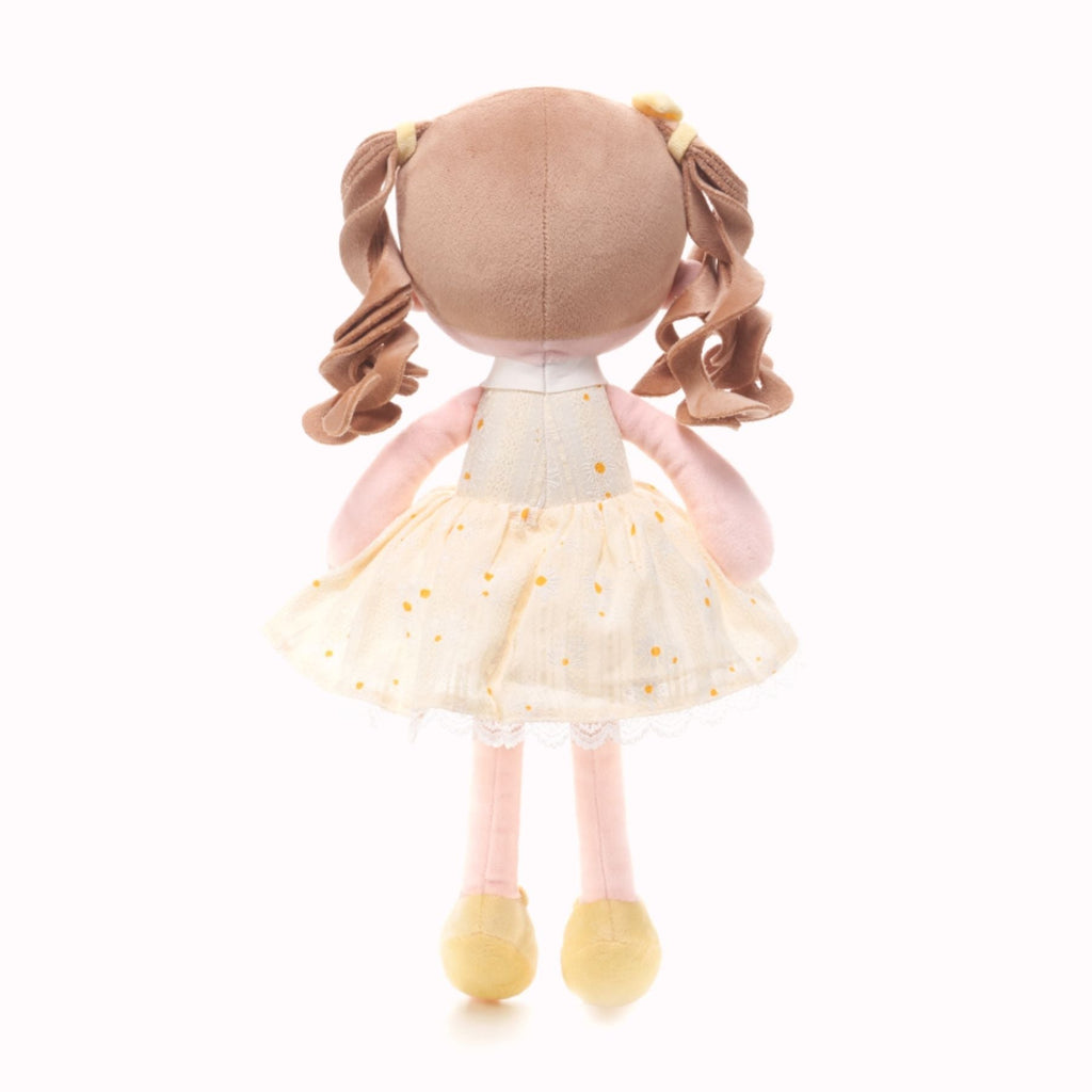 Personalized Daisy Girl - Yellow - Pretty Doll Clothes Set