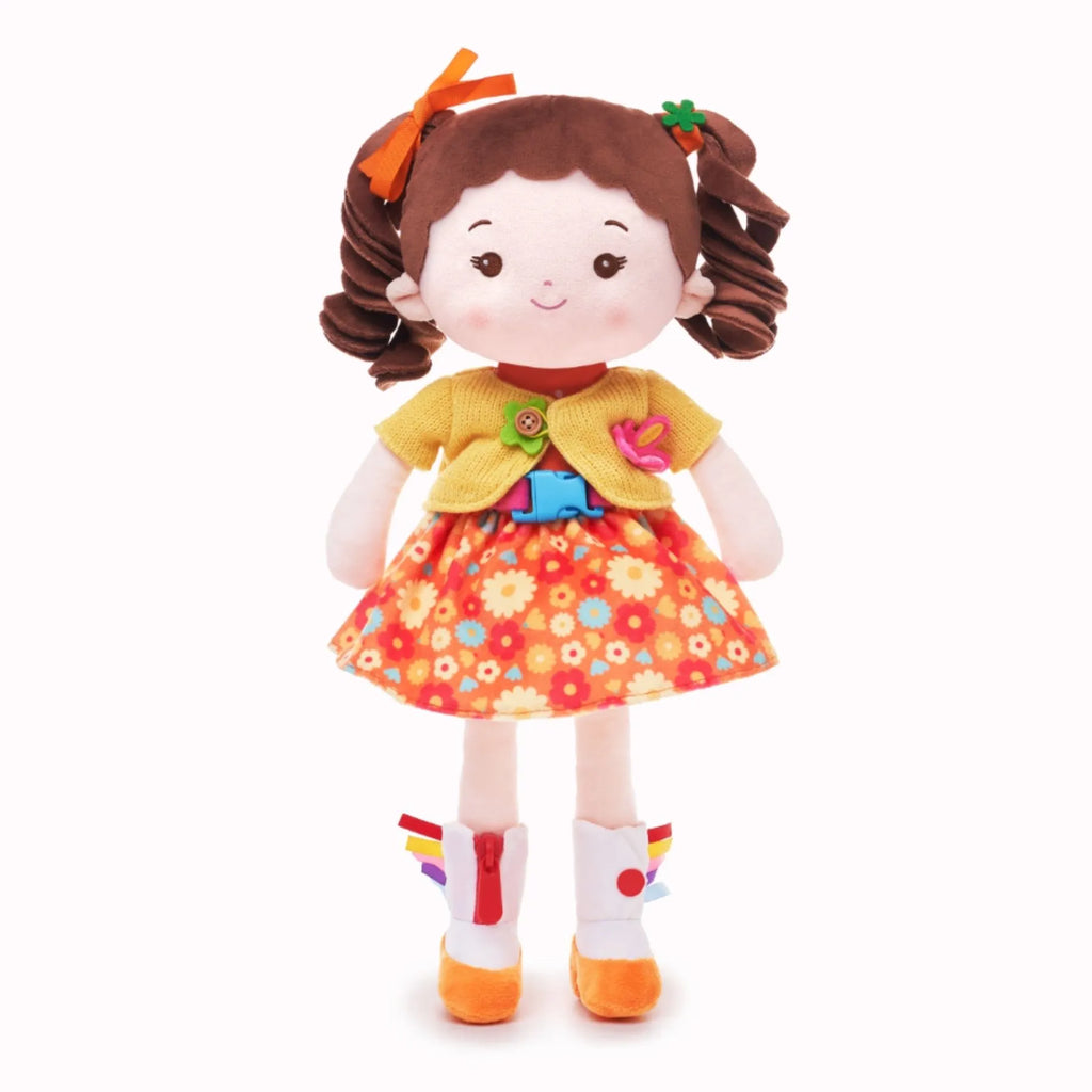 Personalized Flora Girl - Montessori Doll - Boutique Style Doll Collection