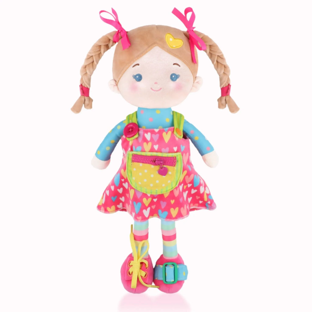 Personalized Sunnyheart Tilly Girl - Montessori Doll - Large Size Doll With Outfit