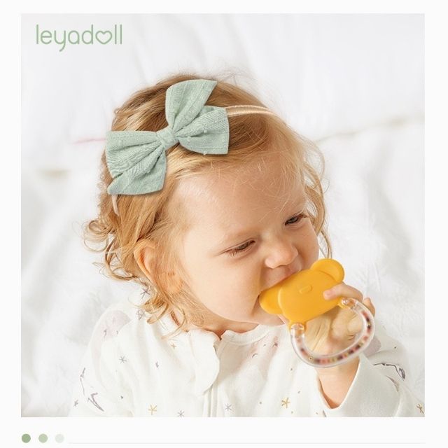 Handmade Headband Set for Baby Girl - Cute Plush Doll