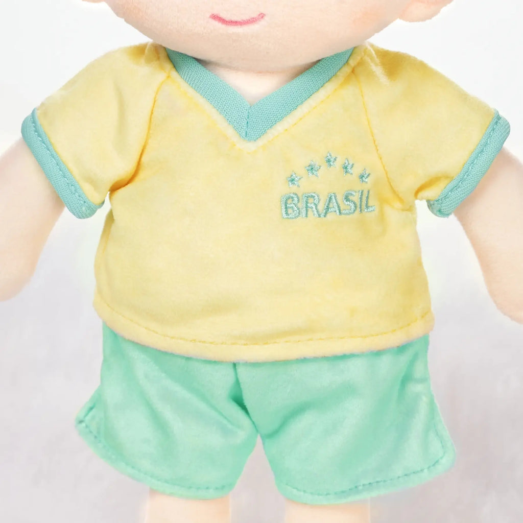 Personalized Soccer Boy - BRA (2 Skin Tones) - Stylish Doll For Gifting