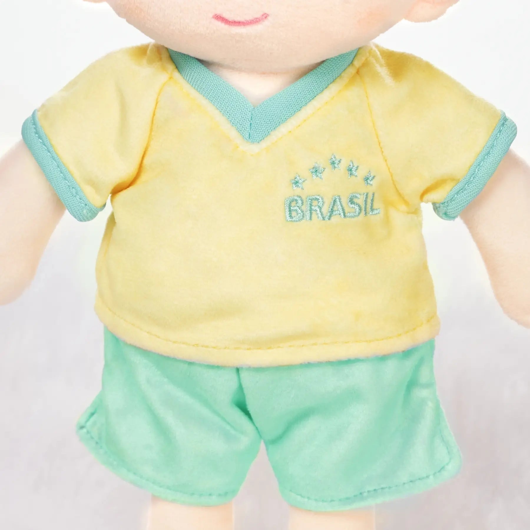 Personalized Soccer Boy - BRA (2 Skin Tones) - Stylish Doll For Gifting