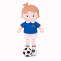 Personalized Soccer Boy - FRA (2 Skin Tones) - Gift Ready Doll Style Set